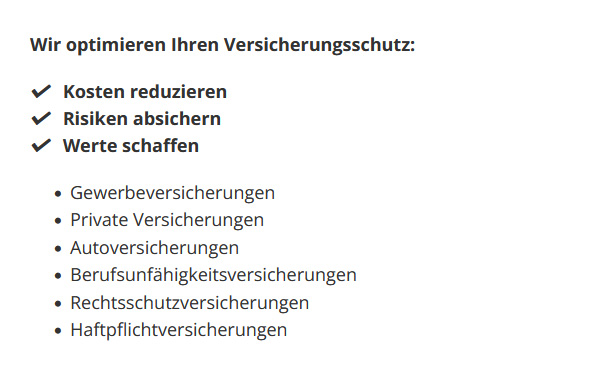 Versicherungen